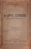 O LUPTA LITERARA