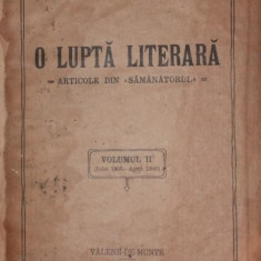 O LUPTA LITERARA