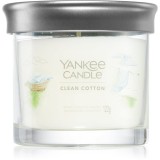 Yankee Candle Clean Cotton lum&acirc;nare parfumată Signature 122 g