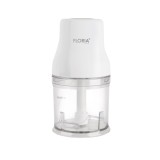 Cumpara ieftin Tocator legume-fructe (chopper) FLORIA ZLN3042, putere 200W, capacitate vas 500 ml, cutit inox, alb