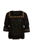 Bluza tip ie dama BRN, marime 2XL, negru