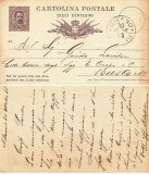 Italy 1888 Old postcard postal stationery MILANO FERROVIA - SPOORWEGEN D.407