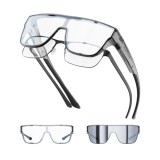 Ochelari de soare clip-on cu nuanțare automată UV400 pentru ochelari K216 &ndash; Argintiu