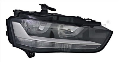 Far Audi A4/S4 (B8), 11.2011-2016, electric, tip bec H7+H7, cu motor, omologare ECE, 8K0941004AB; 8K0941004L, Dreapta foto