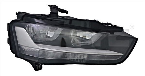 Far Audi A4/S4 (B8), 11.2011-2016, electric, tip bec H7+H7, cu motor, omologare ECE, 8K0941004AB; 8K0941004L, Dreapta