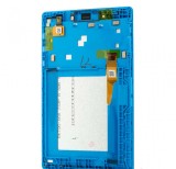Display LCD Lenovo Tab 3 TB3-710F Albastru + Touchscreen + Rama