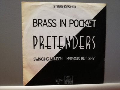 Pretenders &amp;ndash; Brass in Pocket /Swing.. (1979/Ariola/RFG) - Vinil Single pe &amp;#039;7/NM foto