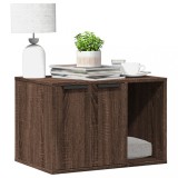 VidaXL Cutie litieră pisici stejar maro 60x40x40 cm lemn prelucrat