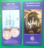 PLIANT(FOLDER) EXPEDITIA NAVEI BELGICA, CU EMIL RACOVITA, FARA MONEDA !
