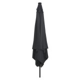 Umbrela de gradina quadrata Gossi cu led-uri 295x245 cm antracit