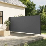 Cumpara ieftin Copertină laterală retractabilă, antracit, 160 x 600 cm