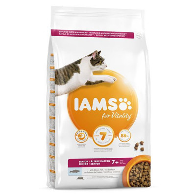 Iams Cat Senior Ocean Fish 2 kg foto