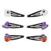 Set Clame Păr, Halloween, Multicolor, 6 Bucăți, Fantomă, Pălărie Vrăjitoare, Dovleac, Metal, Plastic, 5cm, Oem