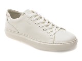 Cumpara ieftin Pantofi sport GEOX albi, U655WA, din piele naturala