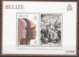 Belize 1980 pictura Durer MI bl.16 MNH