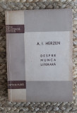 DESPRE MUNCA LITERARA-A.I.HERZEN