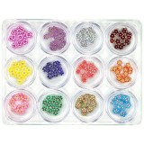 Cumpara ieftin Set decorativ de 12 buc - Fimo Nail Art 5g, INGINAILS