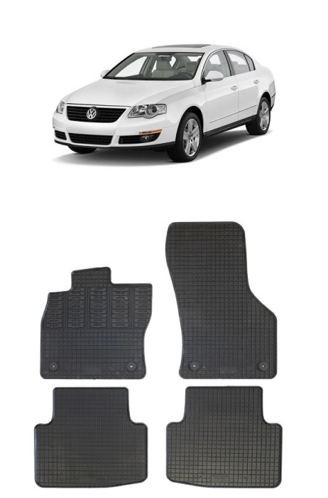 Set Covorase Auto Cauciuc dedicate Vw Passat B6 (2005-2010)