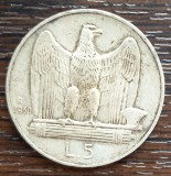(S) MONEDA DIN ARGINT ITALIA - 5 LIRE 1930, VITTORIO EMANUELE III, Europa