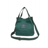 Geanta de umar tip messenger pentru fete si femei 12 x 16 x 18 cm-Culoare Verde Inchis