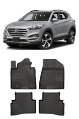 Set Covorase Auto din cauciuc Tavita Premium 3D Hyundai Tucson (2015-2020) foto