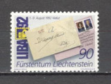 Liechtenstein.1991 Expozitia filatelica LIBA SL.230, Nestampilat