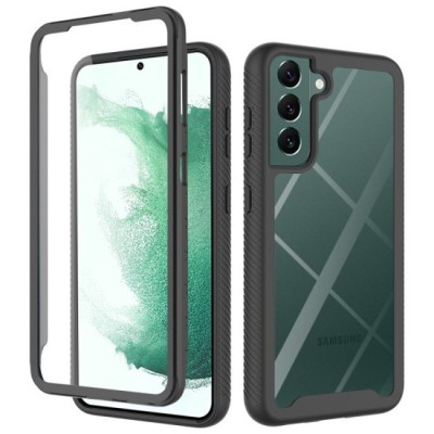 Husa pentru Samsung Galaxy S22 Plus 5G + Folie - Techsuit Defense360 Pro - Black foto