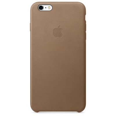 Folie Sticla + Husa Originala Apple iPhone 6S Plus Leather Case Brown MKX92ZM-A foto