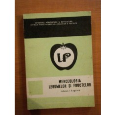 MERCEOLOGIA LEGUMELOR SI FRUCTELOR , VOL I : LEGUME de A. GHERGHI , ALEXANDRINA DEMETRESCU , ILEANA STOIANOVICI , 1970