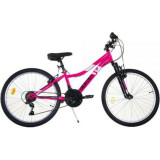 Bicicleta Dino Bikes 24&#039;&#039; MTB femei Ring roz