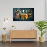 Cumpara ieftin Tablou din sticlă temperată 0464 Multicolor 46x72 cm