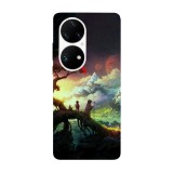 Husa compatibila cu Huawei Nova Y70 model The worm world saga, Silicon, TPU, Viceversa, Transparent, Carcasa