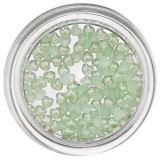 Inimi decorative cu efect perlat - verde deschis, INGINAILS