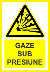 Placuta pentru gaze sub presiune foto