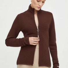 Résumé cardigan culoarea maro, light