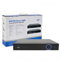 Resigilat : NVR PNI House 1080P - 16 canale FULL HD 1080P 2MP sau 5 canale de 5MP