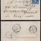 France 1864 Cover + Content Vannes to Drucourt - Railroad cancel D.855