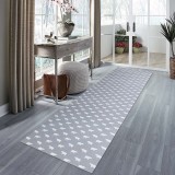 Cumpara ieftin Mocheta LCTEAM, textil, gri deschis, 45 x 500 cm NOU