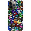 Husa compatibila cu Apple iPhone 12 Mini model Among Us Red is sus, Silicon, TPU, Viceversa, Transparent, Carcasa