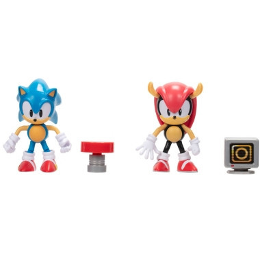 Sonic The Hedgehog Set figurine articulate Sonic &amp;amp; Mighty 10cm foto