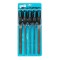 Set 5 pile Detoolz 310 mm din otel T12, cu manere ergonomice - 1