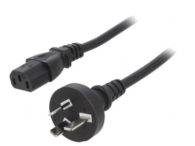 Cablu Prelungitor 3x1mm2 IEC C13 5m Negru foto