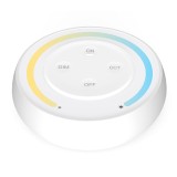 Mi-Light MiBoxer Sunrise luminozitate si control al temperaturii culorii controller telecomanda alba DIM+CCT S1-W