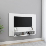 Comoda TV de perete, alb, 120x23,5x90 cm, PAL GartenMobel Dekor, vidaXL