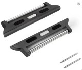 Cumpara ieftin Adaptor Conector pentru Apple Watch &ndash; Oțel Inoxidabil Negru &ndash; 38-49 mm &ndash; Pentru