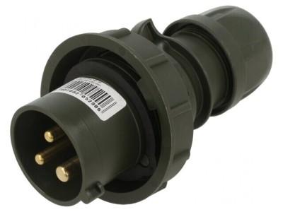 Conector alimentare AC trifazat 16A 230VAC IP67 foto
