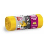 Saci menajeri, parfumati, aroma citrice, 35L, 28 bucati, manere pentru legat/transport, Venus Dsh, 490897