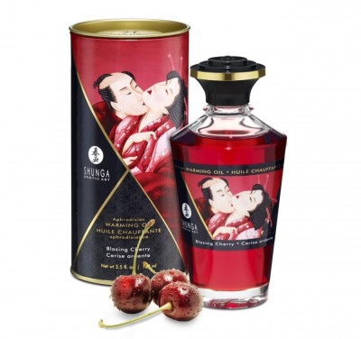 Ulei Shunga Blazing Cherry 100ml foto