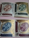 QU&#039;AITI STATE IN HADHRAMAUT 1967, SULTAN GHALIB - SERIE COMPLETĂ MNH IMPERF., Nestampilat