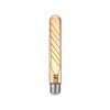 Bec LED Filament Total Green EVO17 T30 6W E27 2200K Auriu, 480lm, 220V, Sticla, Tubular, 20000h